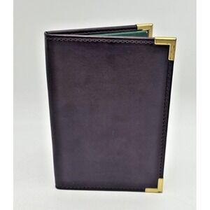Cambridge Leather Junior 6 x 9 Vintage Writing Pad Holder Mead 33080
